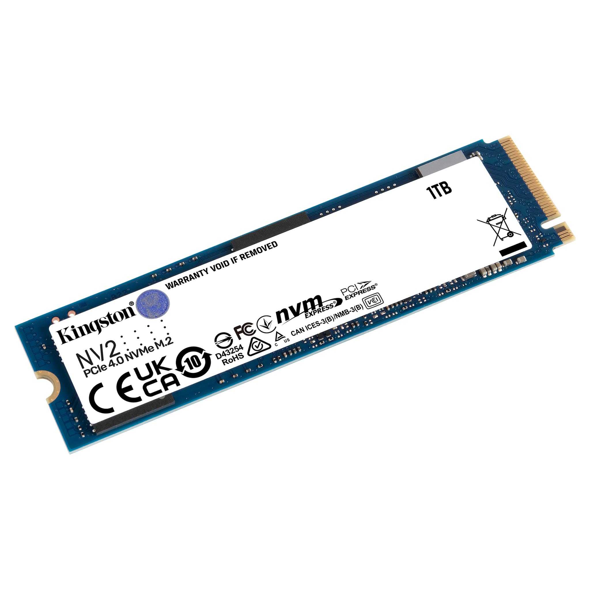 Kingston 1TB NV2 M.2 PCIe NVMe Gen 4 SSD