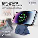 Promate Powermag-Trio 10000MAH Supercharge Magsafe Compatible And Apple Watch Wireless Charging Power Bank (Black, White)