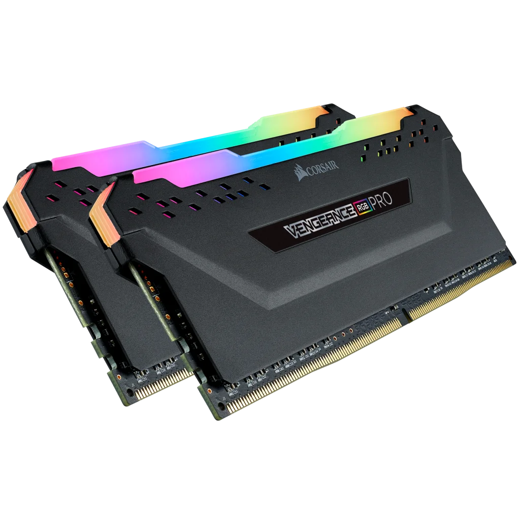 Corsair Vengeance RGB Pro 16GB (2 x 8GB) DDR4 DRAM 3200MHz C16 Desktop  Memory