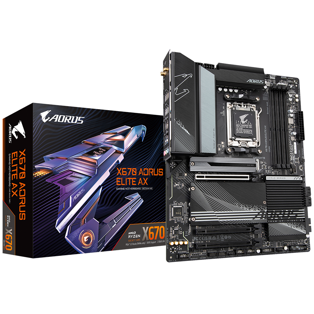 Gigabyte GA X670 Aorus Elite AX Motherboard