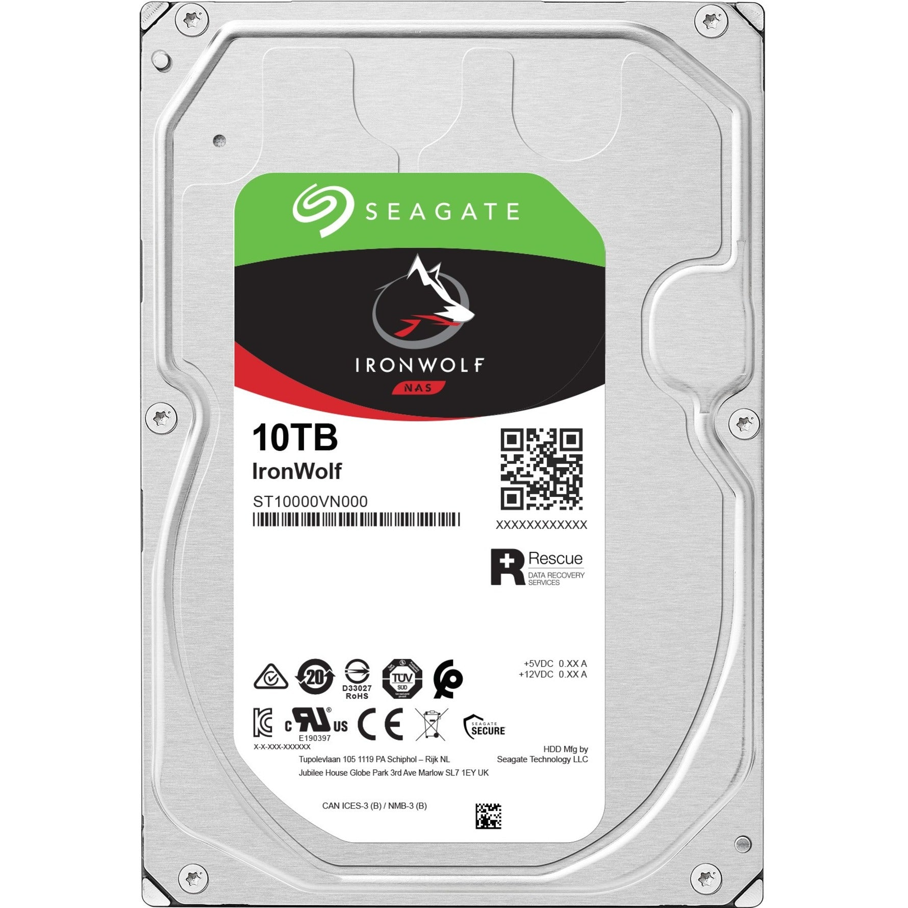 Seagate ST10000VN000 IronWolf 10TB NAS Hard Drive 3.5 Seagate ST10000VN000 IronWolf 10TB NAS Hard Drive 3.5