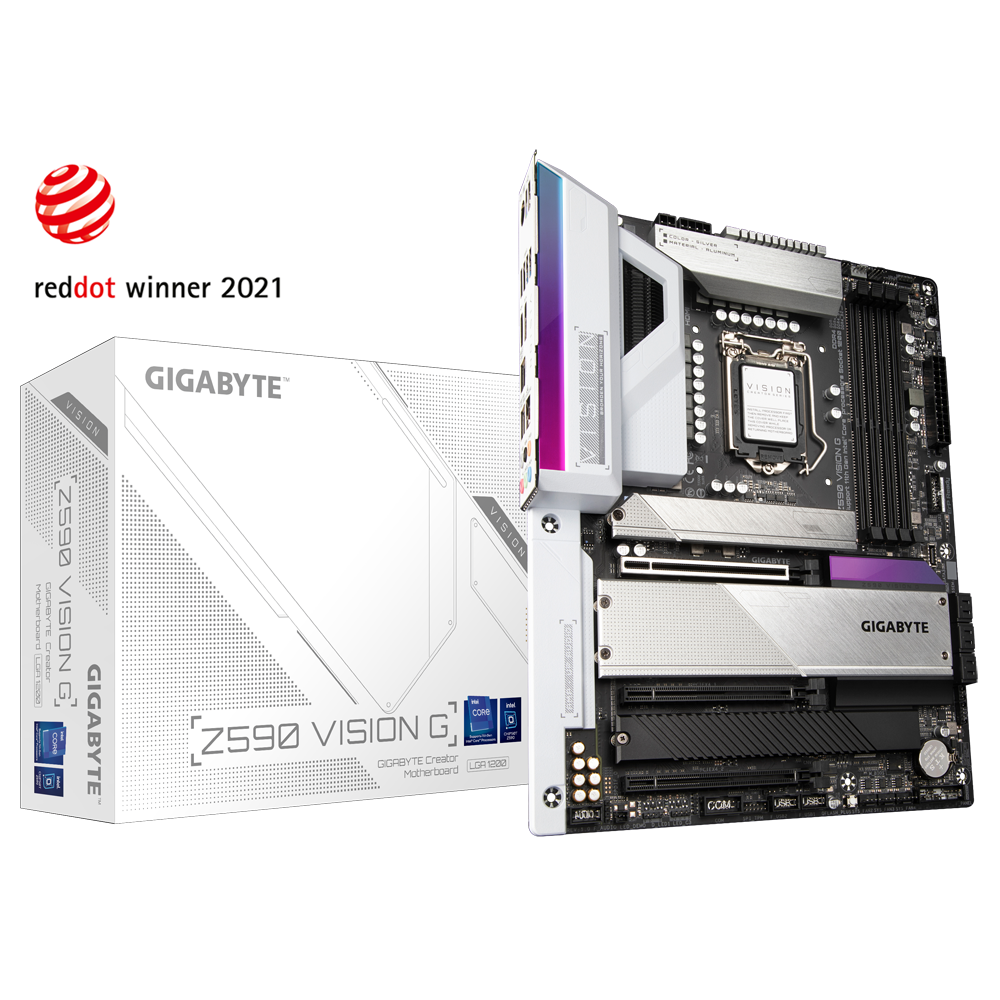 Gigabyte Z590 VISION G WHITE Motherboard