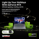 Lenovo Legion 5i 16IRX9 83DG00F5PH (Luna Grey) 16inch WQXGA IPS 350nits | Intel Core i7-13650HX | 16GB RAM | 512GB SSD | NVIDIA GeForce RTX 4060 8GB | Windows 11 Home