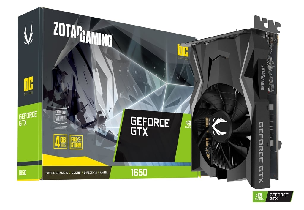 Zotac Gaming GeForce GTX 1650 OC 4GB GDDR6 128bit Graphics Card  (ZT-T16520F-10L)