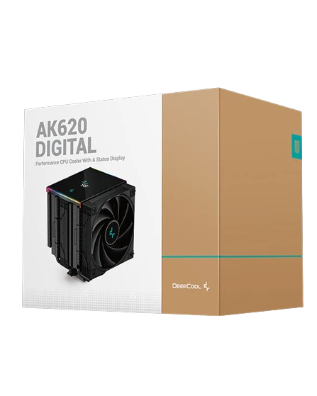 DEEPCOOL AK620 DIGITAL BLACK AIR COOLER R-AK620-BKADMN-G