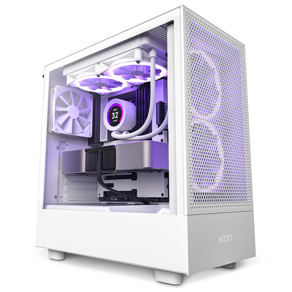 NZXT CC-H51FW-01 H5 Flow (White) ATX MID Tower Case