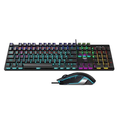 Aula T640 Mechanical Wired Gaming Keyboard & Wired Gaming Mouse Combo