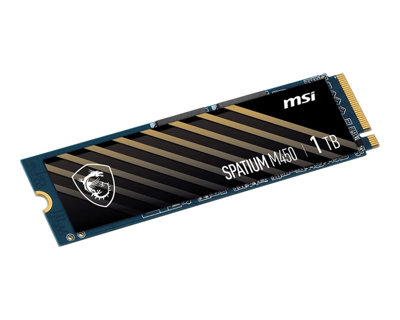 MSI SPATIUM M450 1TB M.2 NVME PCIE 4.0 Solid State Drive