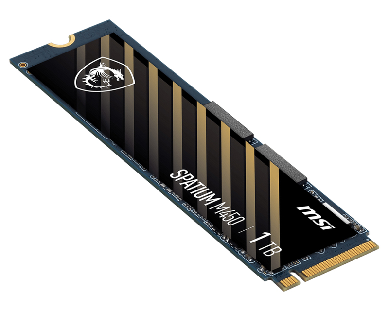 MSI SPATIUM M450 1TB M.2 NVME PCIE 4.0 Solid State Drive