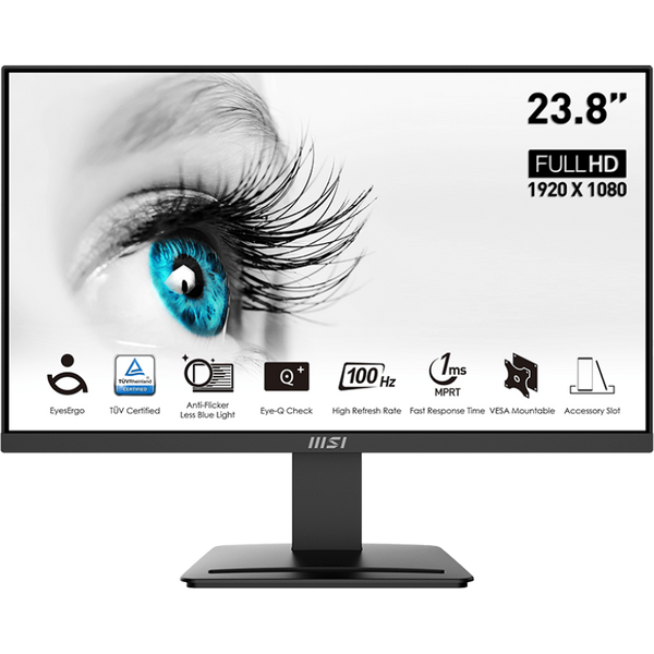 ピ*ಣ様 【25年製】MSI モニターPRO MP2412 23.8インチ100 MSI Pro MP2412 23.8inch FHD VA 100Hz 1ms (MPRT) Monitor