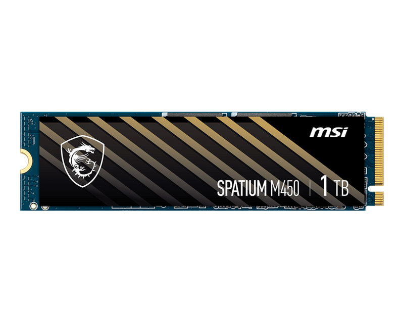 MSI SPATIUM M450 1TB M.2 NVME PCIE 4.0 Solid State Drive