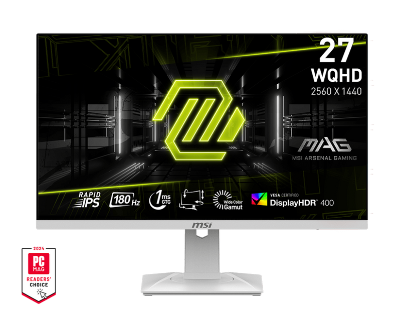 MSI MAG 274QRFW 27inch WQHD Rapid IPS (White) Monitor