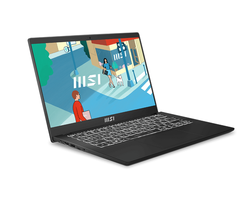 MSI Modern 14 C13M-1260PH (Classic Black) 14inch FHD 60Hz | Intel Core i5 1335U | 16GB RAM | 512GB SSD | Intel Iris Xe Graphics | Windows 11