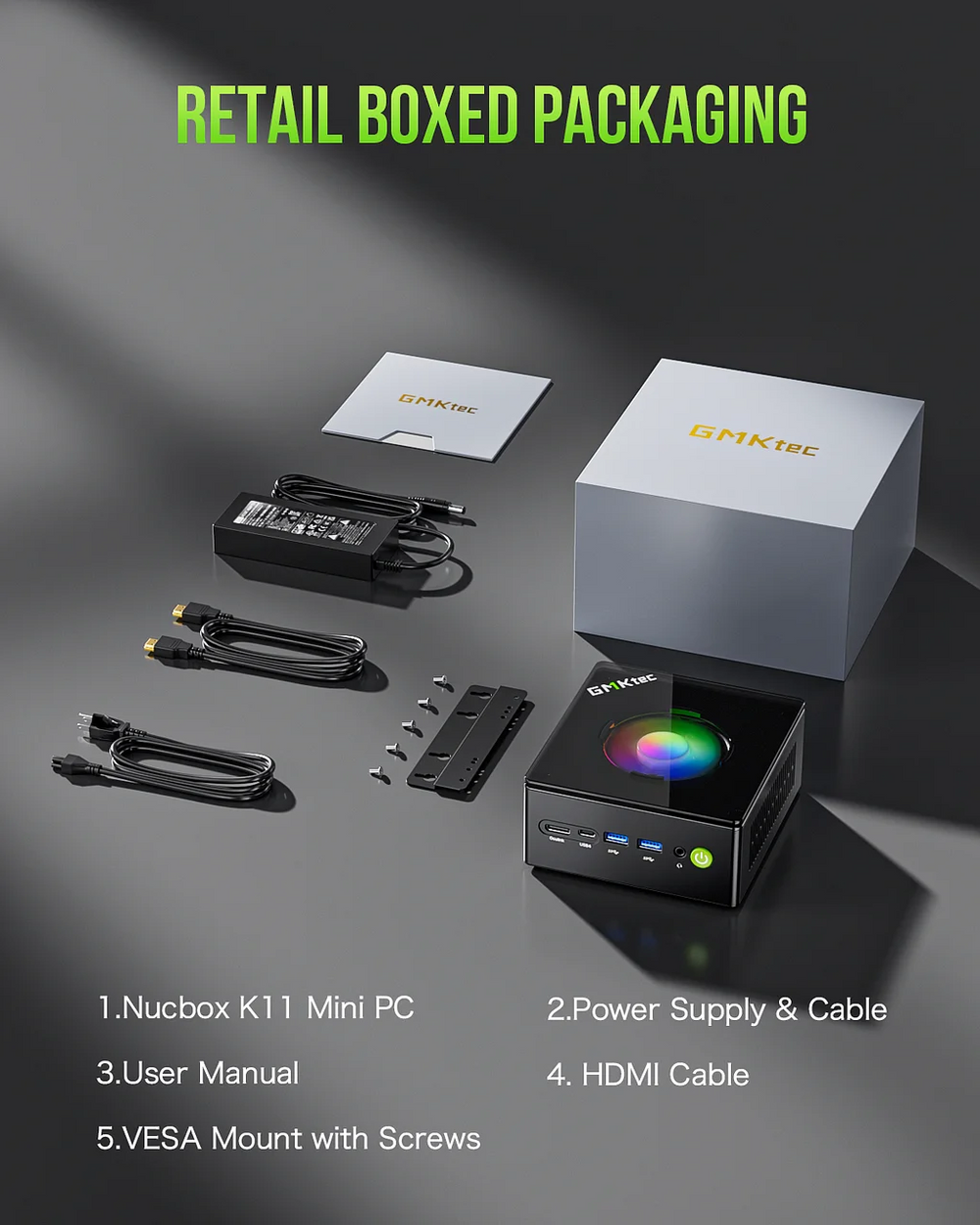 GMKtec Nucbox K11 | AMD Ryzen 9 8945HS | 32GB RAM | 1TB SSD | AMD Rade GMKtec Nucbox K11 | AMD Ryzen 9 8945HS | 32GB RAM | 1TB SSD | AMD Rade