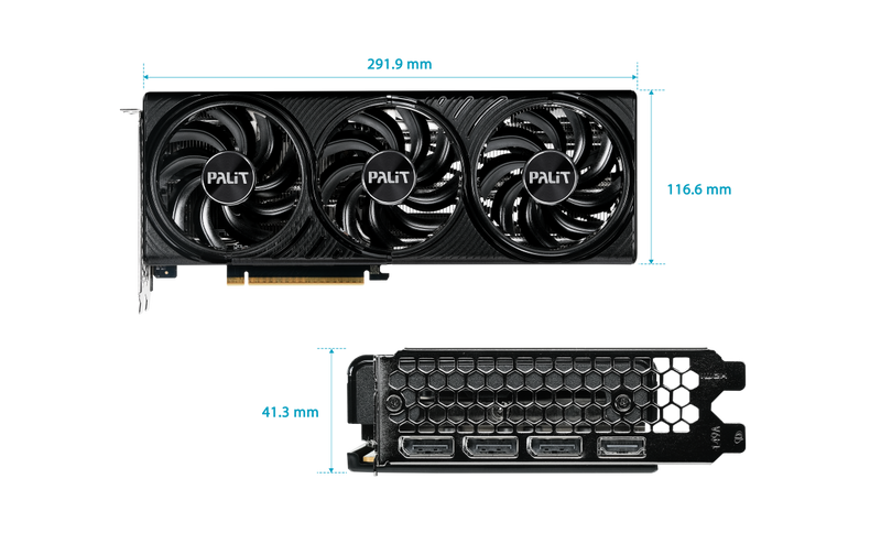Palit GeForce RTX 5060 Ti Infinity 3 16GB GDDR7 128BIT 3-DP HDMI NE7506T019T1-GB2061S Graphics Card