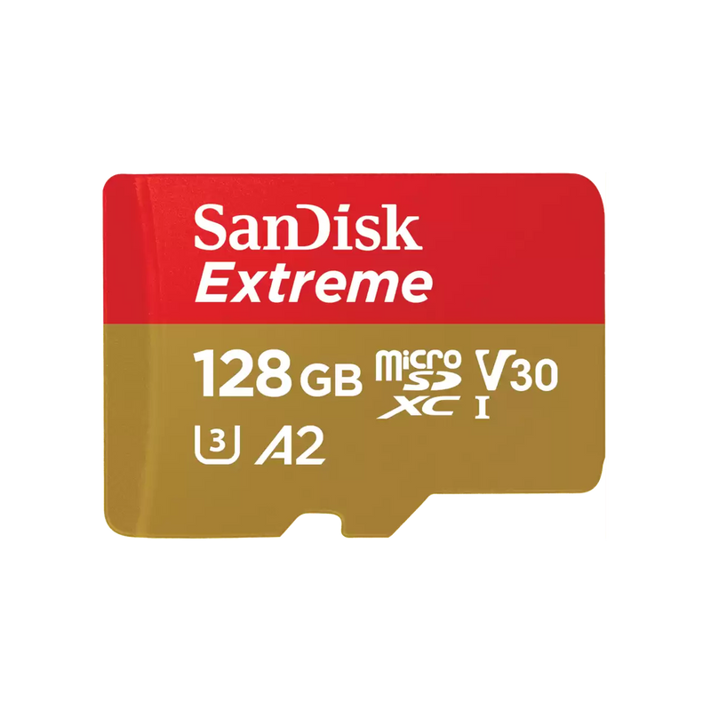 SanDisk 128GB EXTREME MICROSDXC SDSQXAA UHS-I CARD SDSQXAA-128G-GN6MN