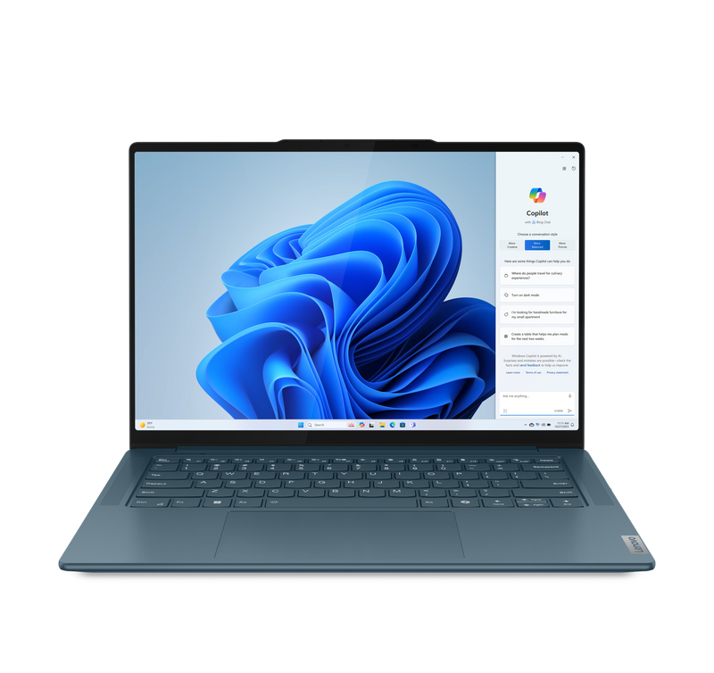 Lenovo Yoga Pro 7 14AHP9 83E3004UPH AI PC (Tidal Teal) 14.5inch 2.5K WQXGA | AMD Ryzen 7 8845HS | 16GB RAM | 1TB SSD | NVIDIA GeForce RTX 3050 6GB | Windows 11 Home