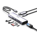 UGREEN USB-C to 2xUSB 3.0 + HDMI + RJ45 + SD&TF + PD Converter (7-in-1) Multifunction Adapter (CM512/60515)