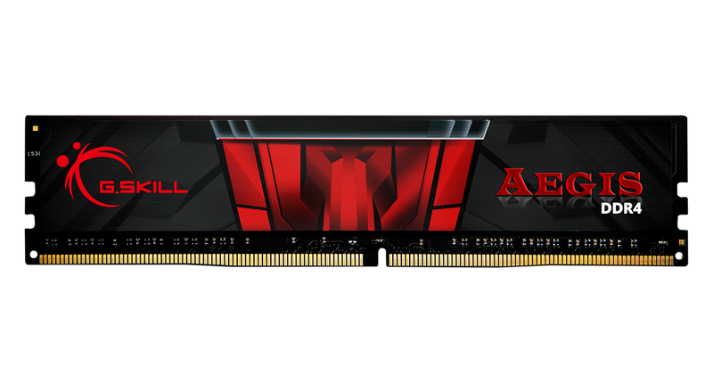 G.SKILL 4GB Aegis DDR4 - 2400 MT/s CL17-17-17-39 F4-2400C17S-4GIS Desktop Memory