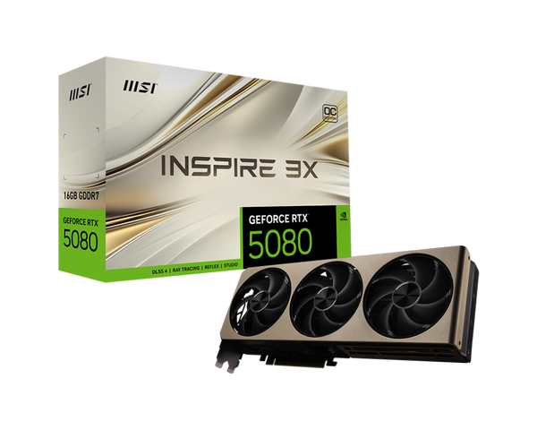 MSI GeForce RTX 5080 16G INSPIRE 3X OC