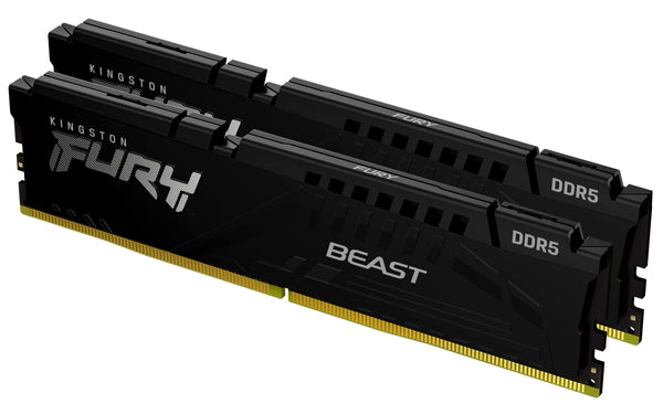Kingston 16GB (2x8GB) 5200MHz DDR5 Fury Beast KF552C40BBK2-16 Black (Kit of 2)