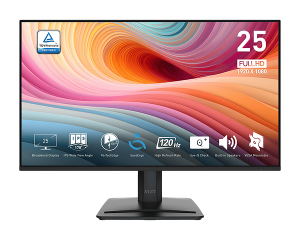 MSI Pro MP251 E2 23.8inch FHD 120Hz 1ms Monitor