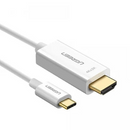 UGREEN USB Type-C To HDMI Cable 1.5M (White) (MM121/30841)