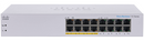 Cisco CBS110-16PP-EU Unmanaged 16-Port GE Partial PoE Switch Hub