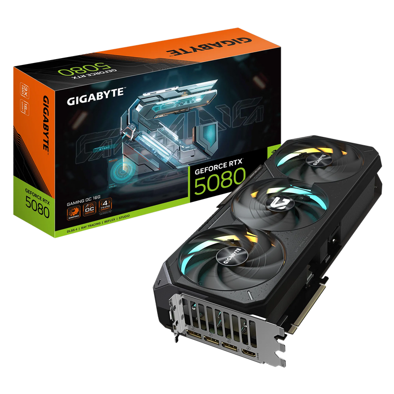 GIGABYTE GeForce RTX 5080 GAMING OC 16G Graphics Card