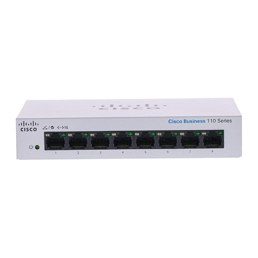 【新品・未使用】Cisco 8ポートPoE スイッチ CBS110-8PP-D Cisco CBS110-8PP-D-EU Unmanaged 8-Port GE Partial PoE