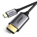 UGREEN USB-C To HDMI Cable 1.5M (Gray Black) (MM142/50570)