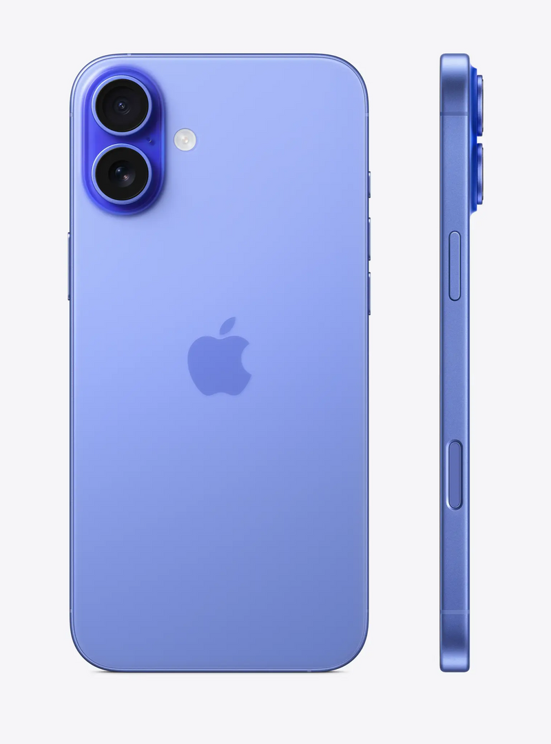 Apple iPhone 16 Plus (Ultramarine) Super Retina XDR display 6.7inch OLED | 256GB | A18 chip | 6‑core CPU | 5‑core GPU | iOS 18 (e-SIM Required)