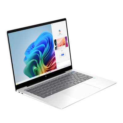 HP OmniBook X Laptop - 14-fe1009QU (Glacier Silver) 14inch IPS | Snapdragon X Plus X1P-42-100 | 16GB RAM | 512GB SSD | Qualcomm Adreno GPU | Windows 11