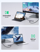 UGREEN USB-C 6-In-1 Multifunctional Adapter (Space Gray) (CM195/70411)