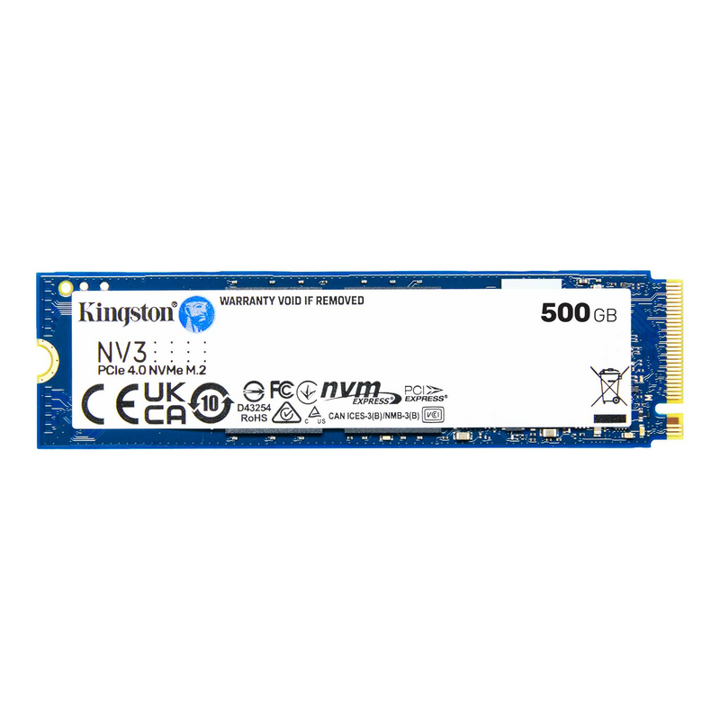 Kingston NV3 M.2 500GB NVMe PCIe 4.0 SSD SNV3S/500G