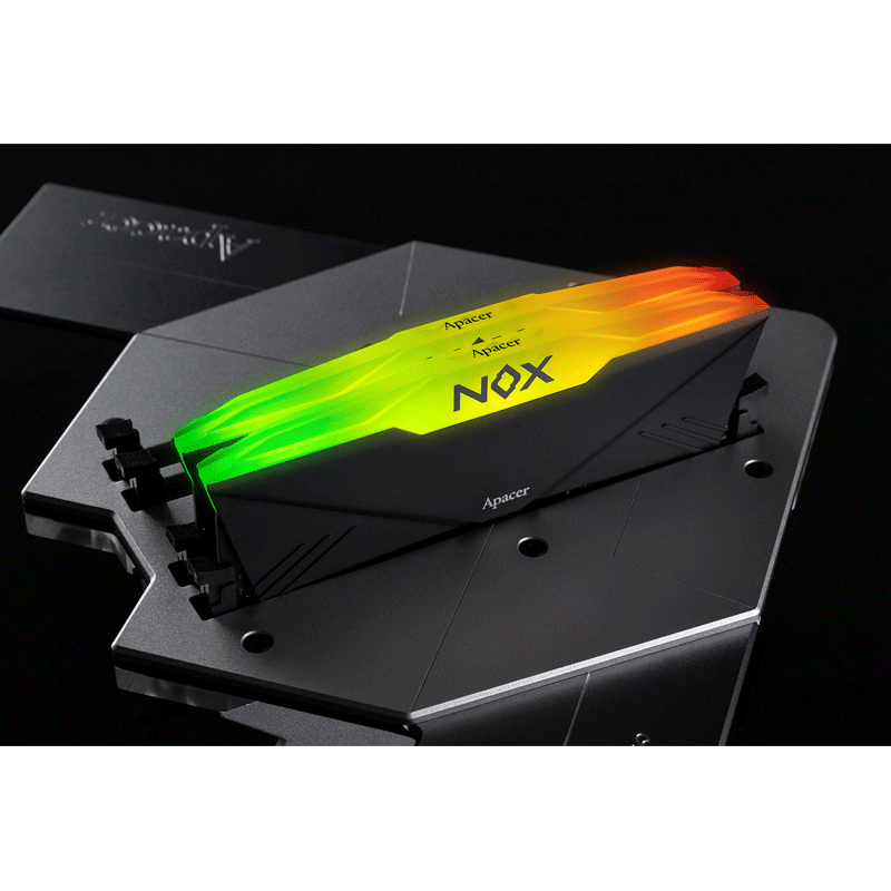 Apacer NOX RGB AURA2 16GB DUAL DDR4 3200MHz Desktop Memory