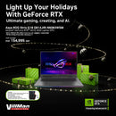 Asus ROG Strix G16 G614JV-N4369W 16inch WQXGA 240Hz | Intel Core i7-13650HX | 16GB RAM | 1TB SSD | NVIDIA GeForce RTX 4060 8GB | Windows 11 Home