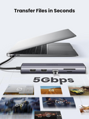 UGREEN USB-C 10-In-1 Multifunction Adapter - 15cm (CM498/15601)