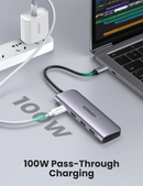 UGREEN USB-C 6-In-1 Multifunctional Adapter (Space Gray) (CM195/70411)