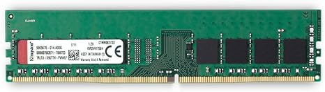 Kingston ValueRAM 4GB RAM DDR4 2400MHz 288-Pin DIMM (KVR24N17S8/4) Desktop Memory