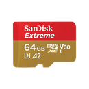 SanDisk 64GB EXTREME MICROSDXC SDSQXAH UHS-I CARD SDSQXAH-064G-GN6MN