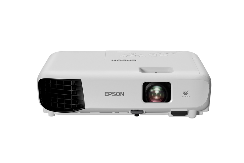 Epson EB-E10 XGA 3LCD Projector V11H975052 | 3-Chip Technology | 1024 x 768 (XGA)