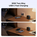 UGREEN Uno 10000mAh Quick Charging 30W Power Bank With Build-in USB-C Cable (Grey) (PB511/35603B)