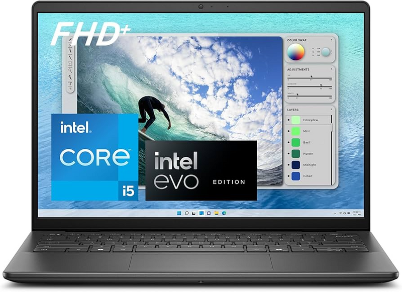 Dell Inspiron 5440 (Classic Black/Ice Blue) 14.0inch FHD 250nits | Intel Core i5 1334U | 16GB RAM | 512GB SSD | Intel Iris Xe Graphics | Windows 11 Home