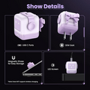 UGREEN Mini Robot Nexode 30W USB-C PD Gan Fast Charger (Purple) (CD359/25036)