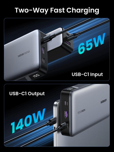 UGREEN 25000MAH PD 145W Fast Charging Power Bank (PB205/90597A)