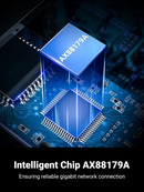 UGREEN USB-A 3.0 To Gigabit Ethernet Adapter 10cm (Black) (CR111/20256)