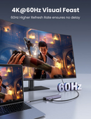 UGREEN USB-C to 2xUSB 3.0 + HDMI + RJ45 + SD&TF + PD Converter (7-in-1) Multifunction Adapter (CM512/60515)