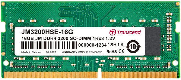 Transcend 16GB DDR4 3200MHz SODIMM JM3200HS-16GB