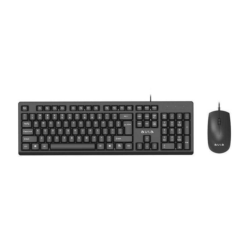 Aula AC101 USB Wired Keyboard & Mouse Combo